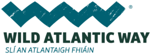 Logo of the Wild Atlantic Way, featuring a stylised wave design, associated with the Mayo Dark Sky Festival.